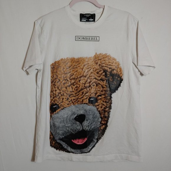 Domrebel white Teddy Bear graphic tshirt Large - Picture 2 of 6